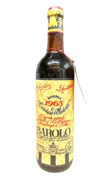 Wein 1965 Barolo Marchese Villadoria Riserva - Tipp!!