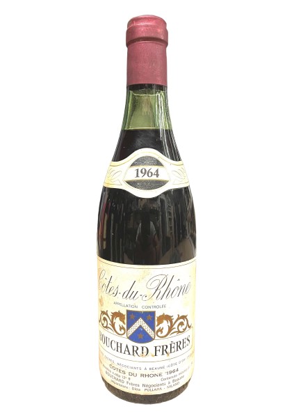 Wein 1964 Cotes du Rhone Bouchard Freres