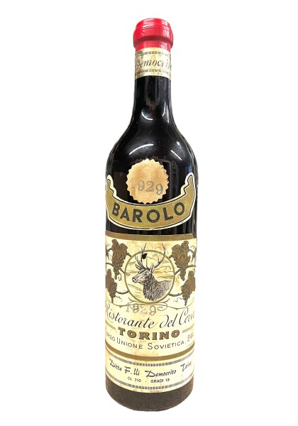 Wein 1929 Barolo Democrito