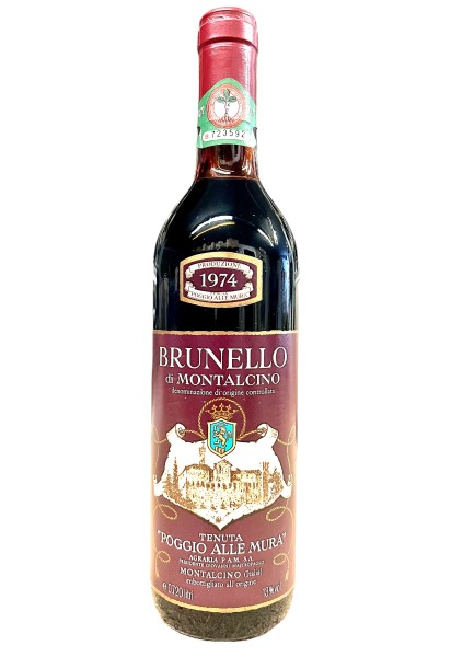 Wein 1974 Brunello di Montalcino Poggio alle Mura