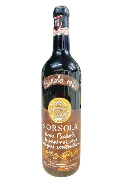 Wein 1964 Barolo Belbo Cassano S. Orsola